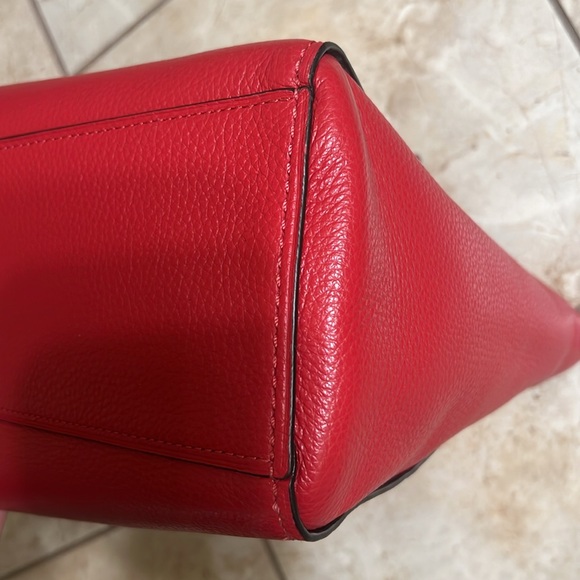 Coach Red Handbag. Used twice. In great condition. - Picture 7 of 11